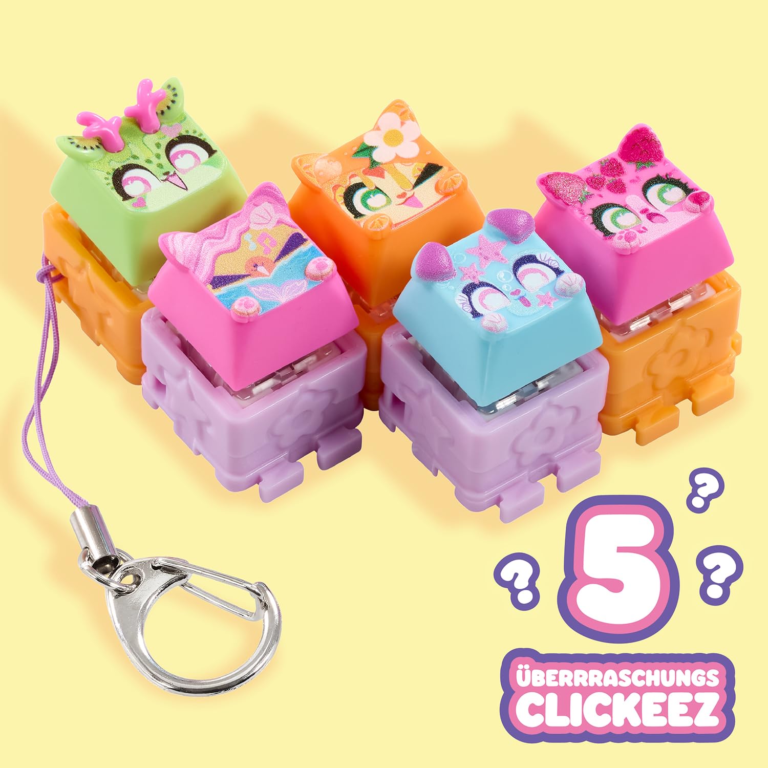 goliath-clickeez-5er-pack-serie-2-fidget-tasten-mit-anh-nger image 3