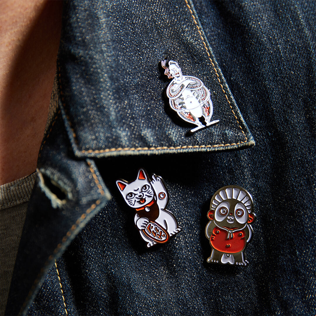 heldbergs-tokyo-pins-emaille-pin-tanuki-sammel-anstecker image 1