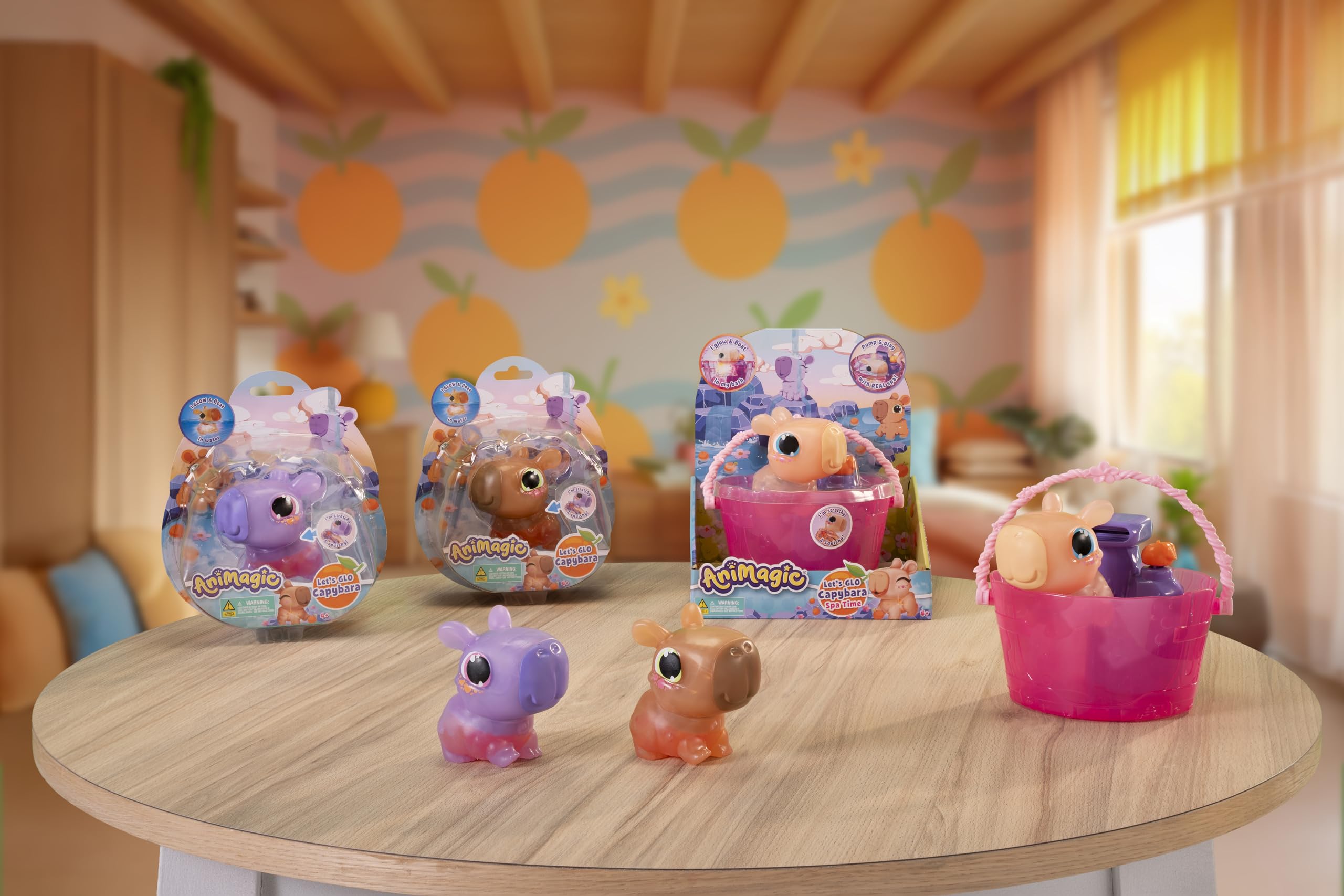 animagic-let-s-glo-capybara-spa-time-badespielzeug-leuchtend-ab-4 image 6
