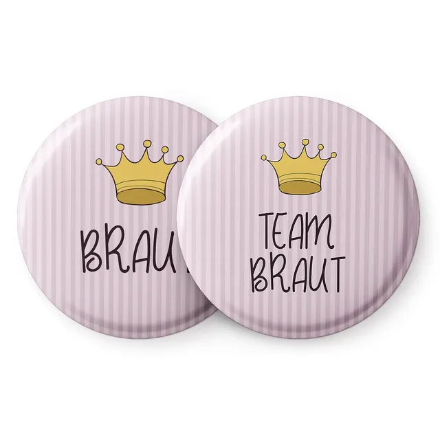 spielehelden-jga-frauen-buttons-kr-nchen-12er-set-anstecker image 1