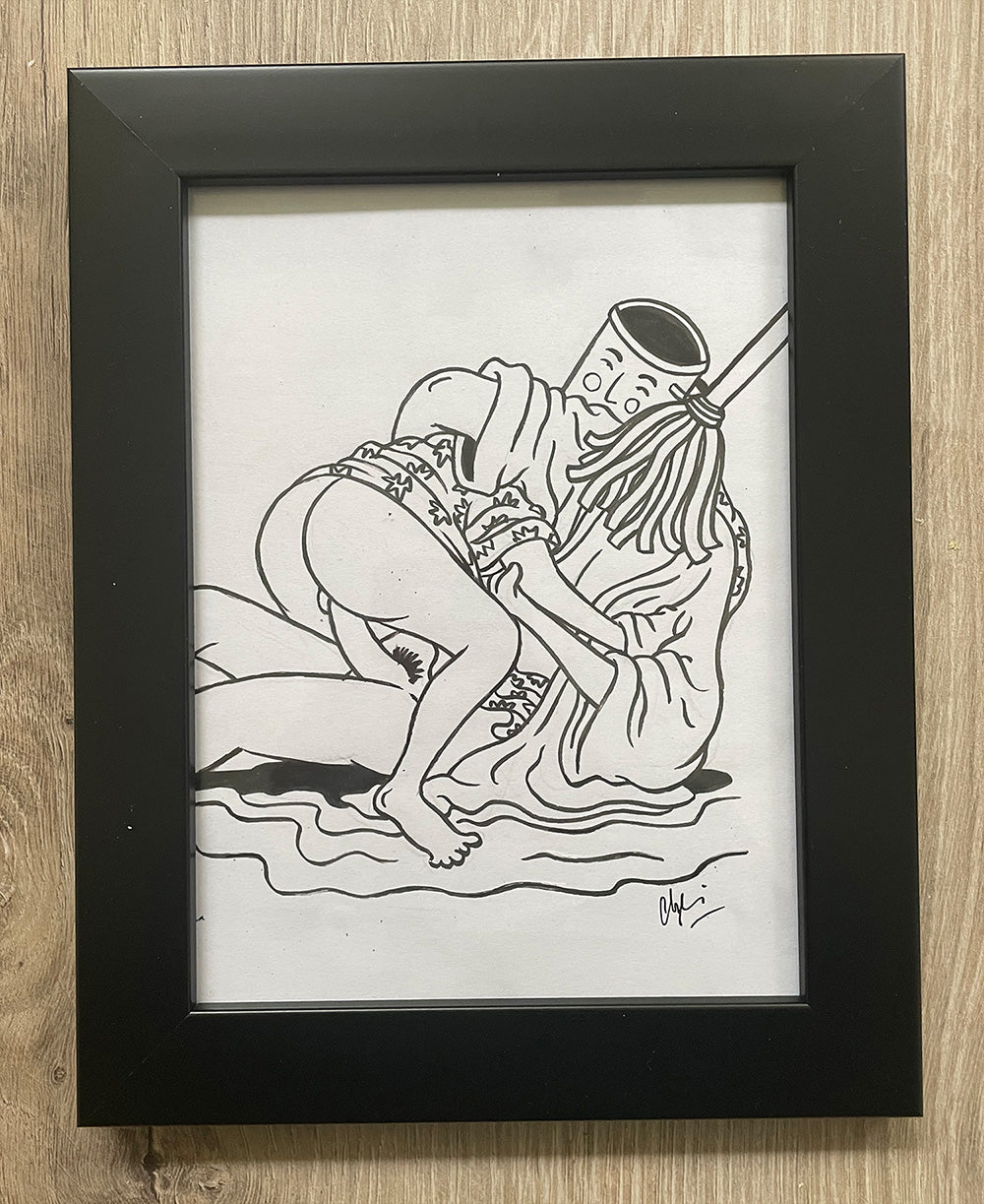 heldbergs-love-hotel-manager-original-art-eimer-wischmop image 1