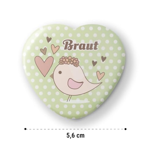 spielehelden-jga-frauen-herz-buttons-vogelhochzeit-12er-set image 7