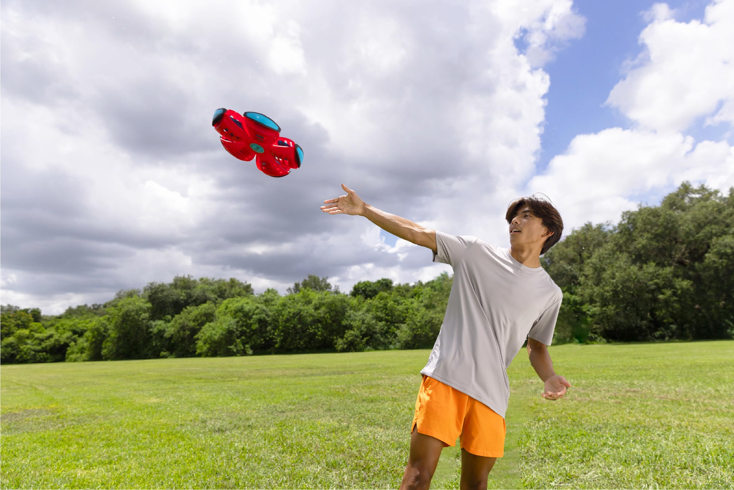 wahu-phlat-ball-classic-frisbee-ball-rot-ab-5-jahren image 4