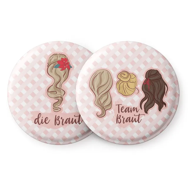 spielehelden-jga-frauen-12er-button-set-z-pfe-braut-team-braut image 1