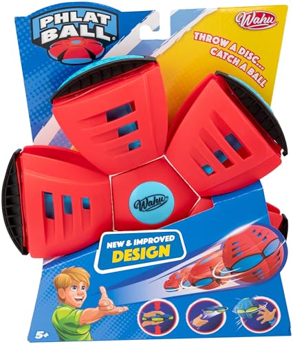 wahu-phlat-ball-classic-frisbee-ball-rot-ab-5-jahren image 8