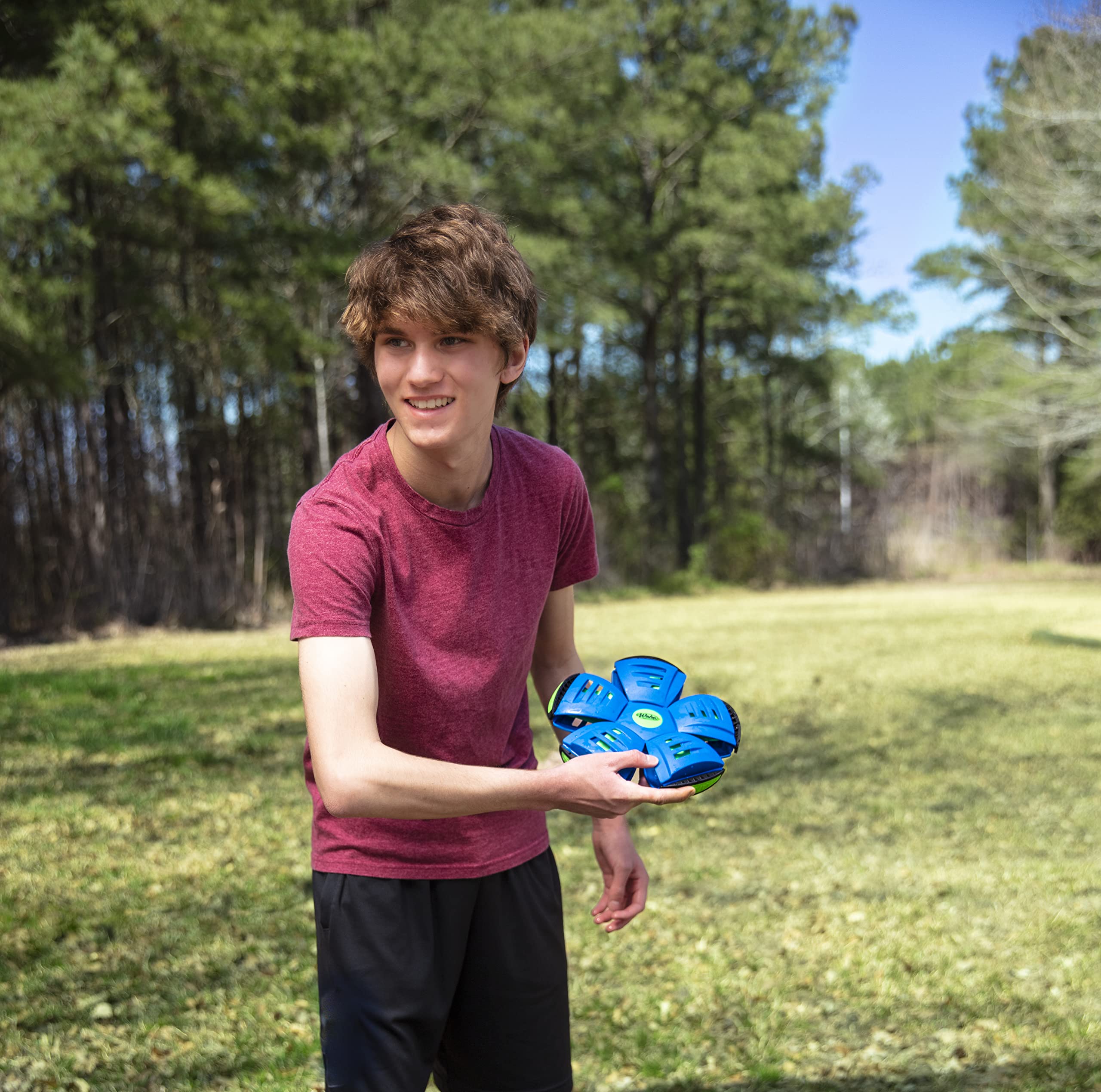 wahu-phlat-ball-classic-frisbee-ball-rot-ab-5-jahren image 6