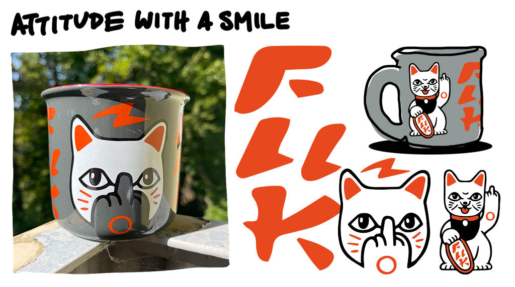 heldbergs-f-you-neko-tasse-lucky-cat-becher-375-ml-keramik image 5