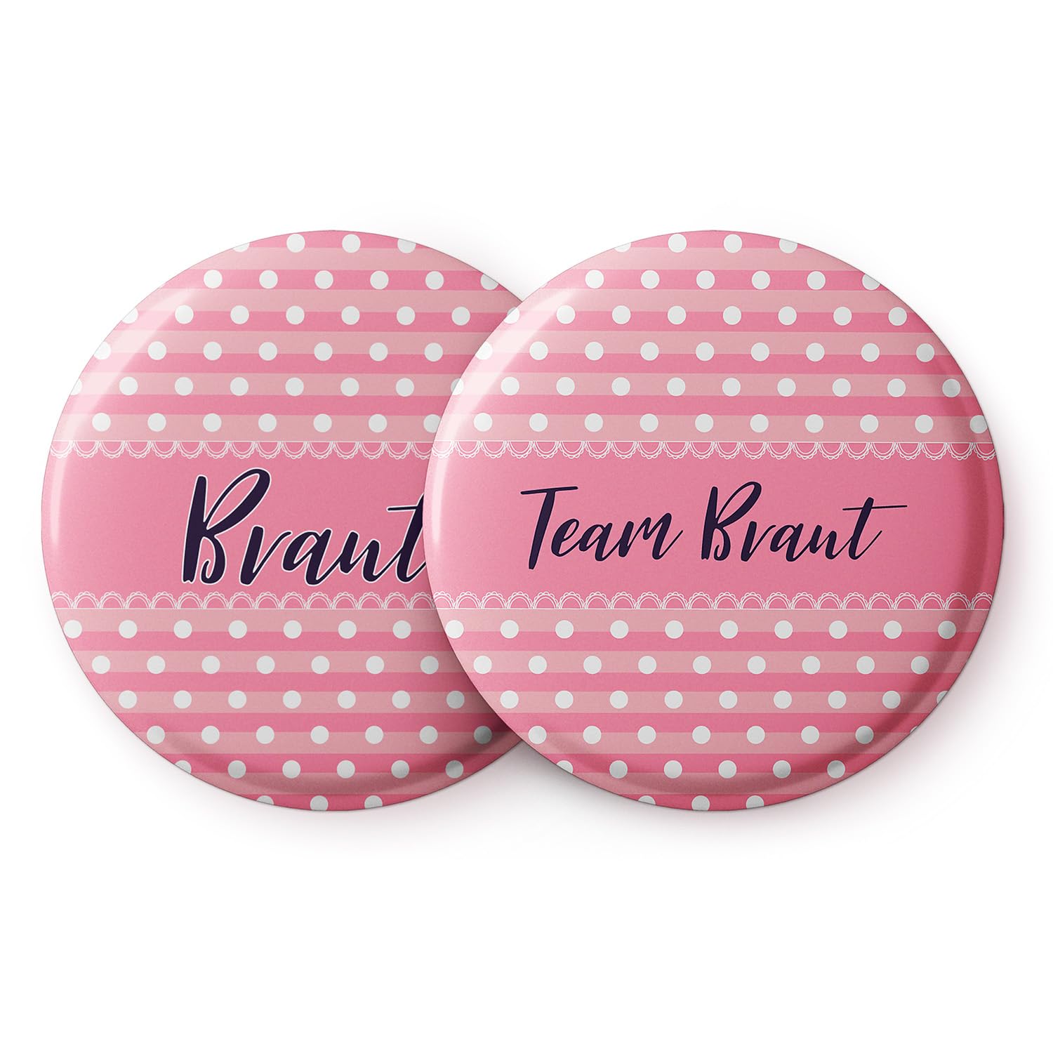 spielehelden-jga-frauen-buttons-pink-12er-set-braut-team-braut image 1