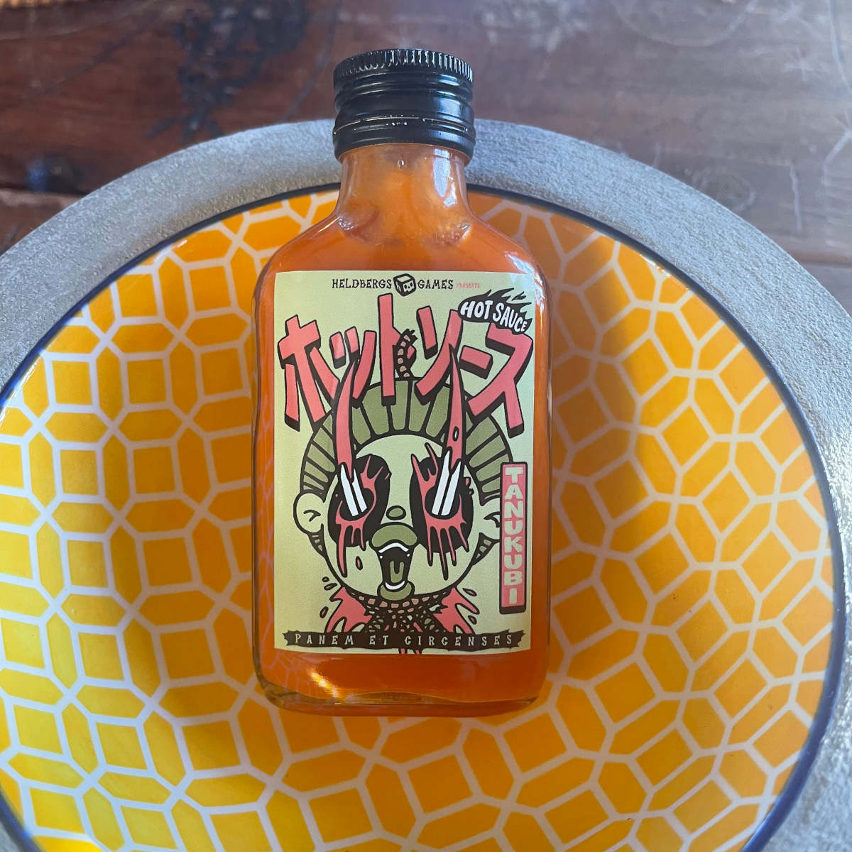 heldbergs-hot-sauces-tanukubi-hot-sauce-100-ml-mango-ghost-pepper image 2