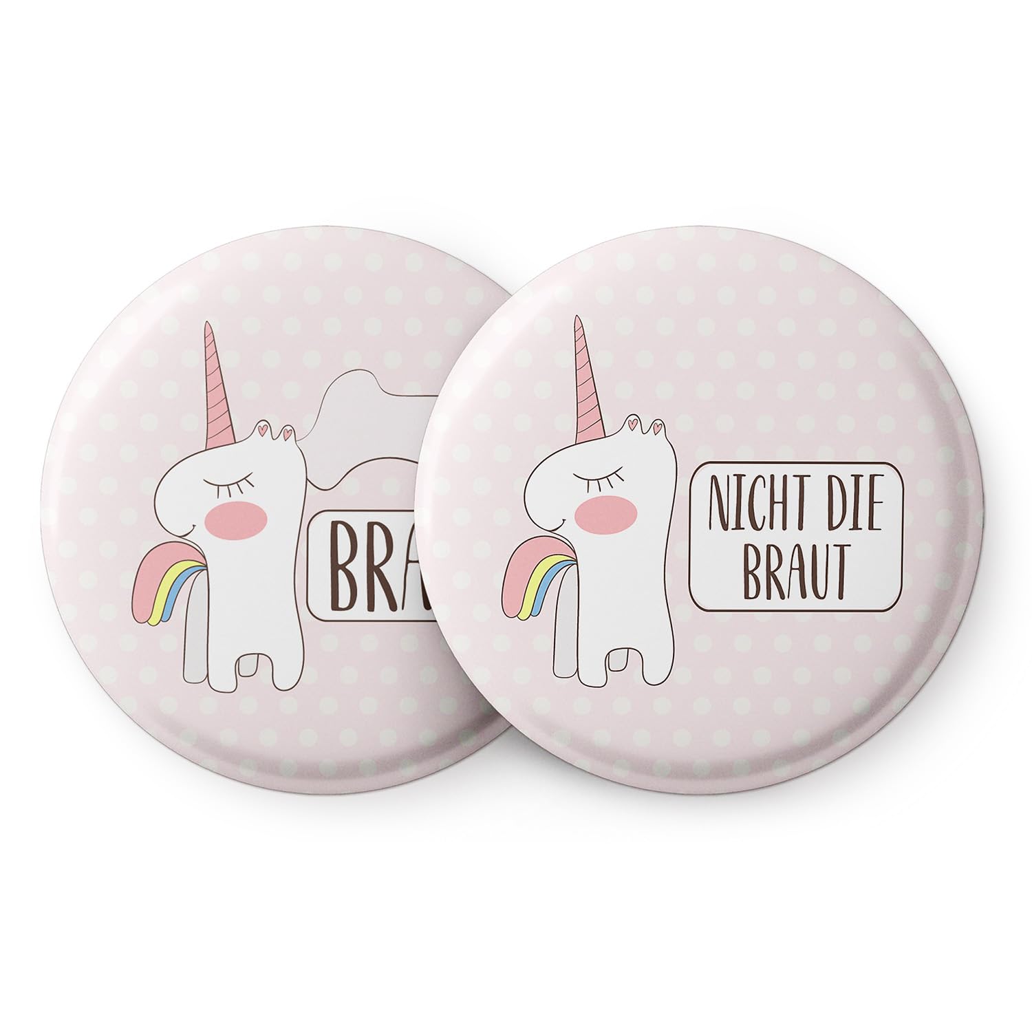 spielehelden-jga-frauen-buttons-einhorn-12er-set-rund-56mm image 1