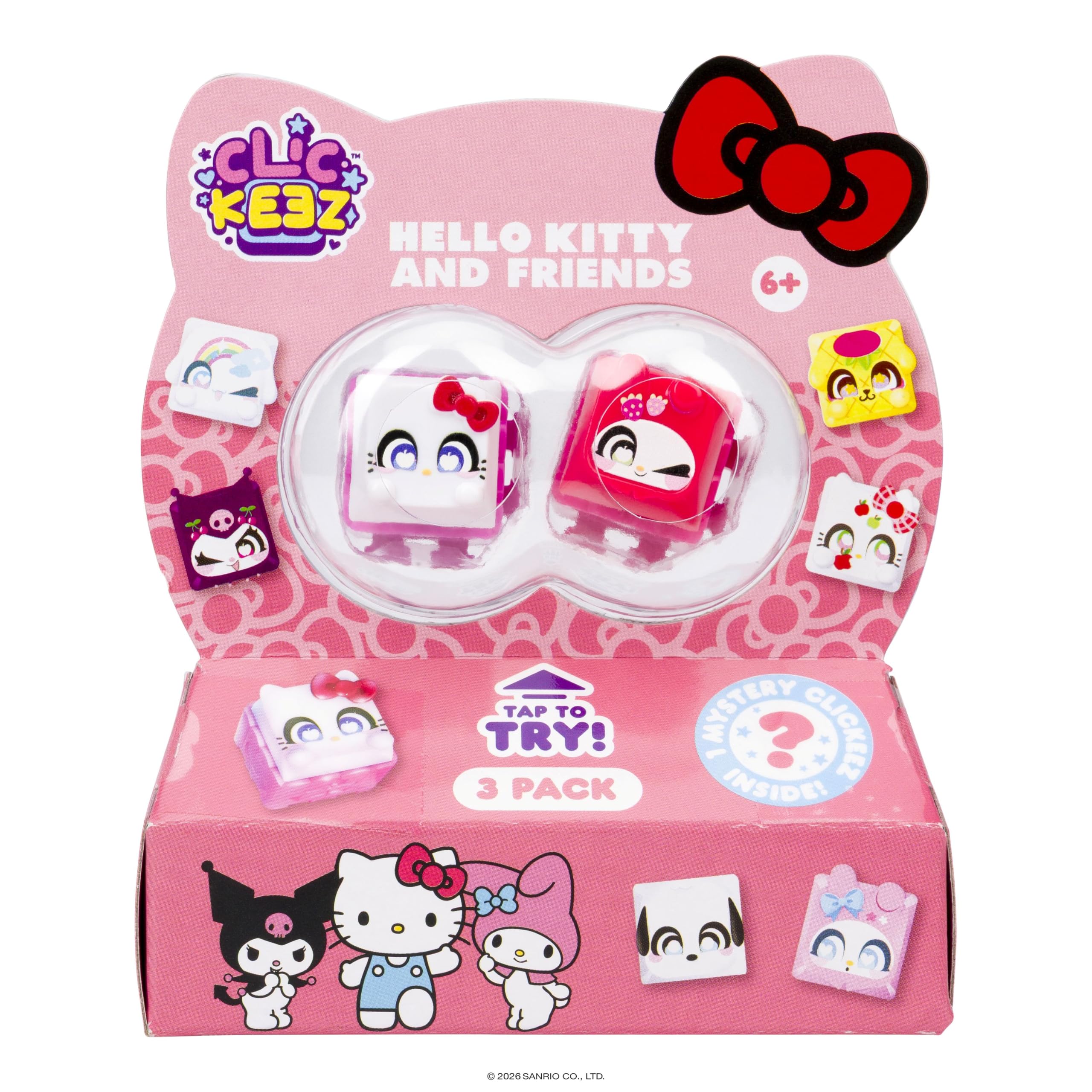 goliath-clickeez-hello-kitty-and-friends-3er-pack-keycaps-fidget image 1