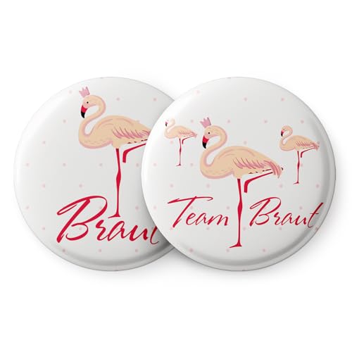 spielehelden-jga-frauen-12er-buttons-flamingo-braut-team-braut image 3