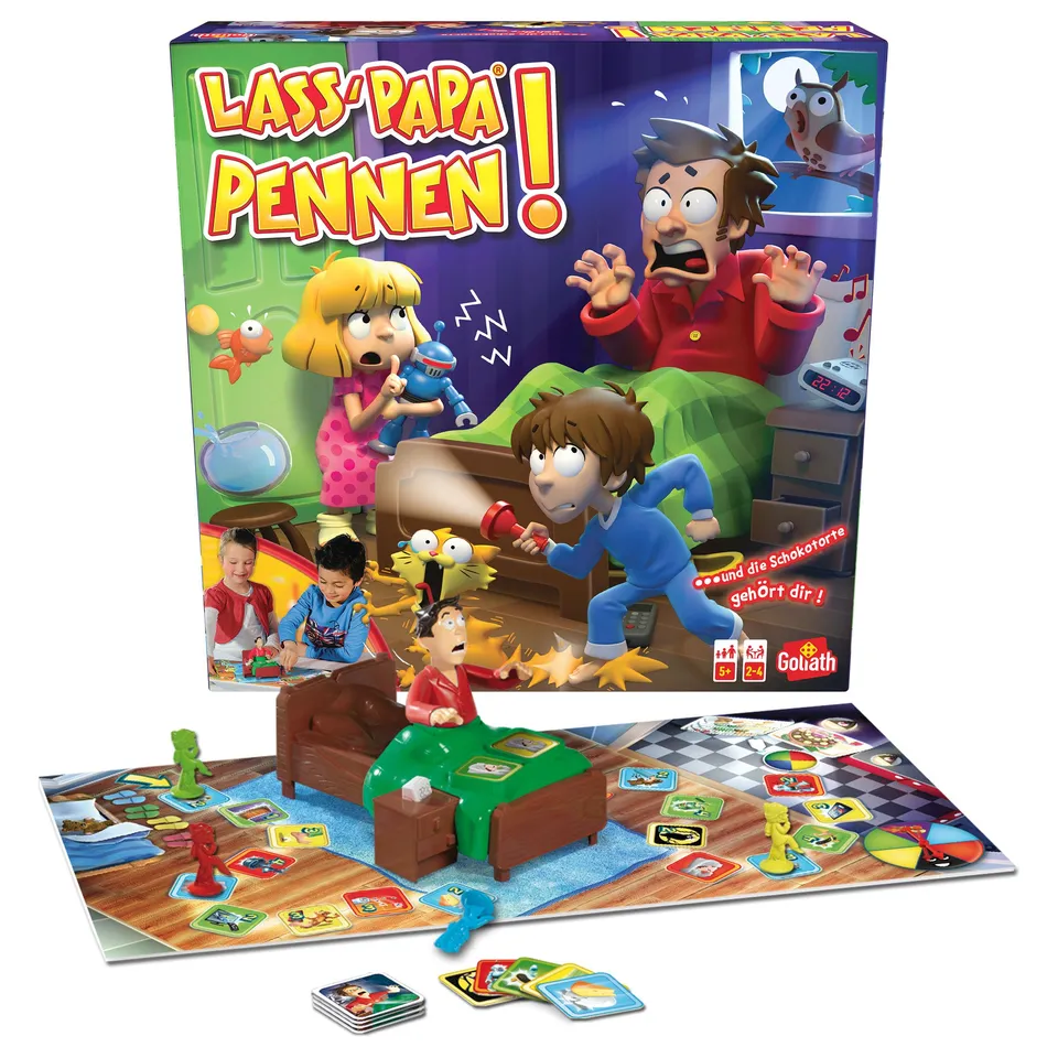 goliath-lass-papa-pennen-brettspiel-schokokuchen-ab-5-jahren image 1