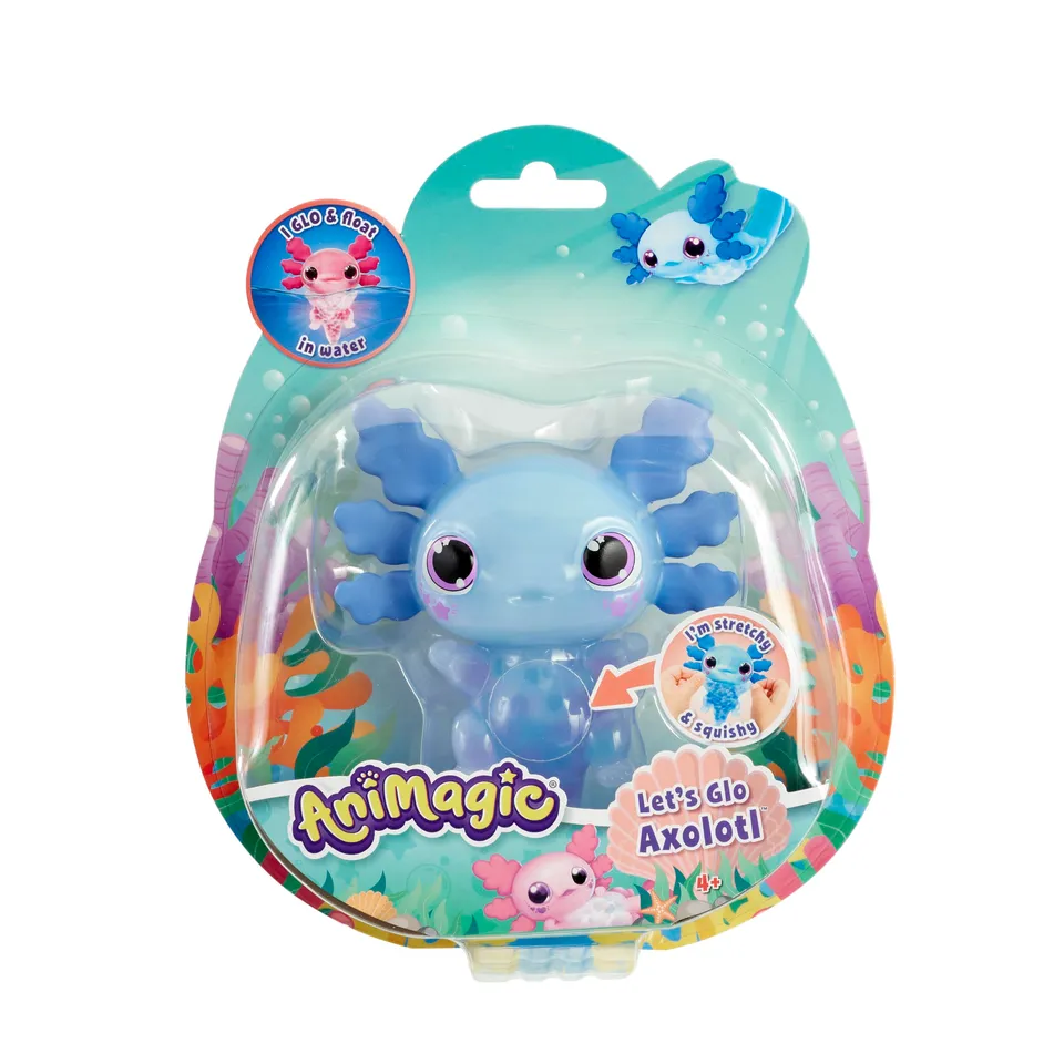 goliath-animagic-let-s-glo-axolotl-spielzeug-blau-leuchtend-wasser image 1