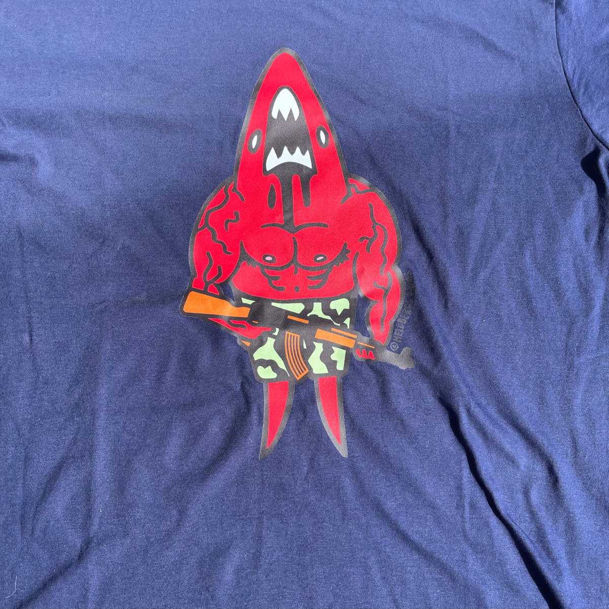 heldbergs-kalaschnihai-t-shirt-bio-baumwolle-navy-blue-l image 4