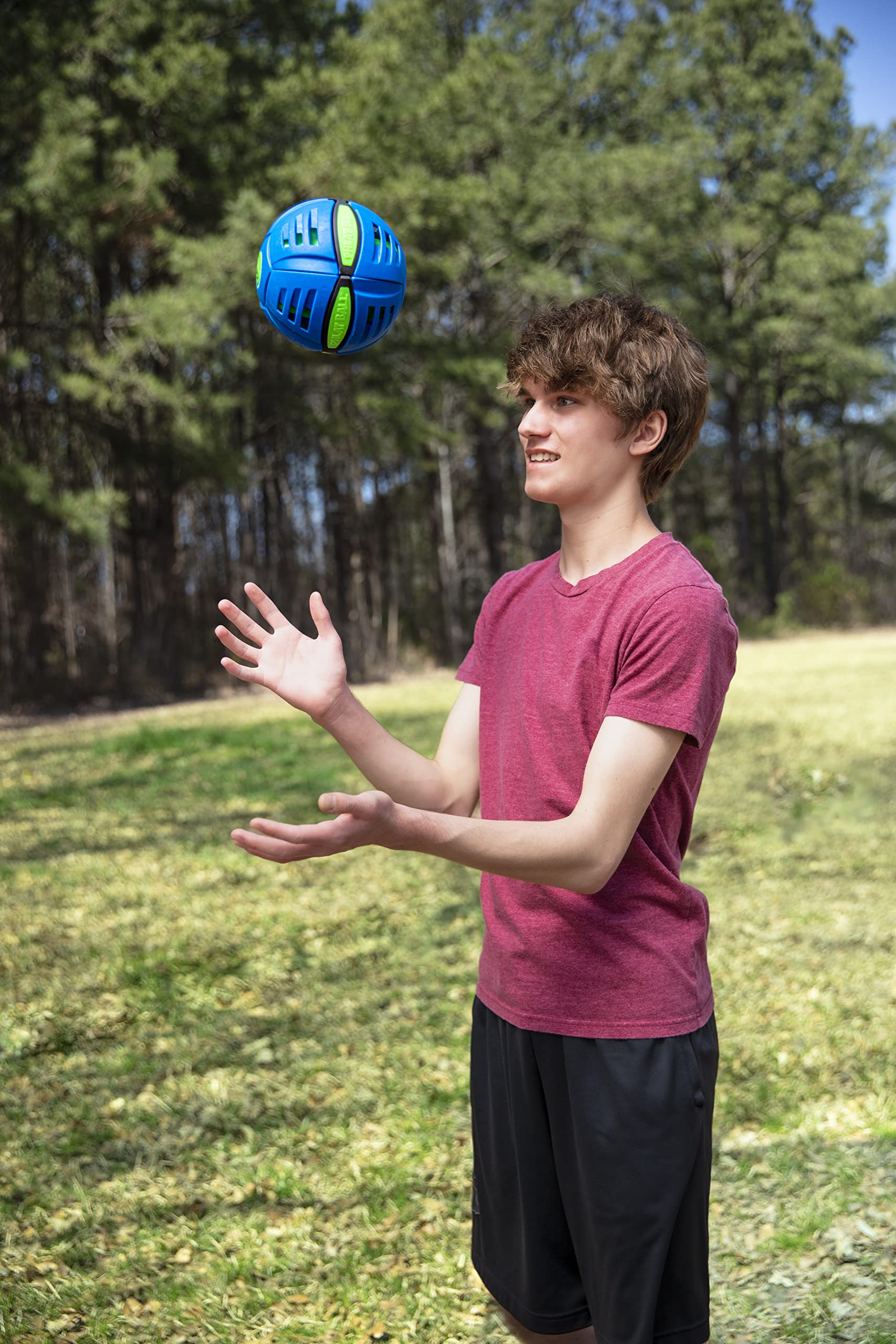 wahu-phlat-ball-classic-frisbee-ball-rot-ab-5-jahren image 5