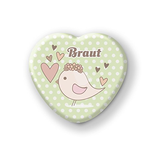 spielehelden-jga-frauen-herz-buttons-vogelhochzeit-12er-set image 8