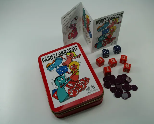 m-cke-mini-spiele-w-rfelakrobat-w-rfelspiel-geschick-familie image 1