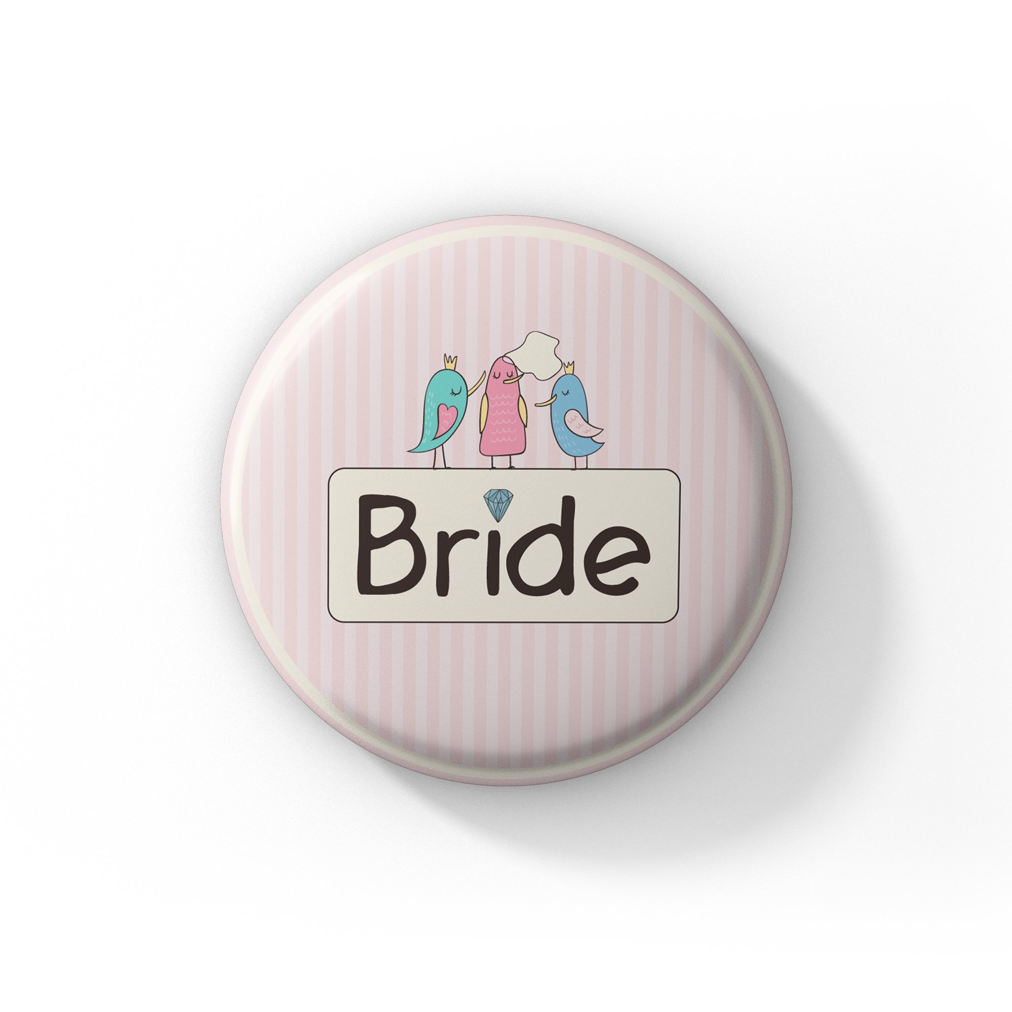 spielehelden-jga-frauen-vogelhochzeit-buttons-rosa-12er-set-56mm image 2