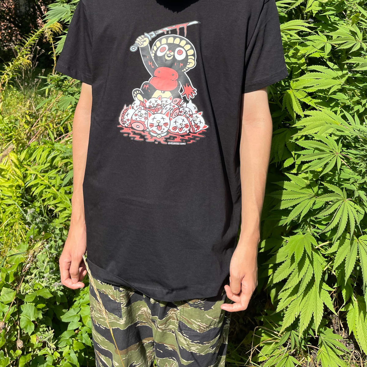 heldbergs-klamotten-killer-tanuki-t-shirt-bio-baumwolle image 2