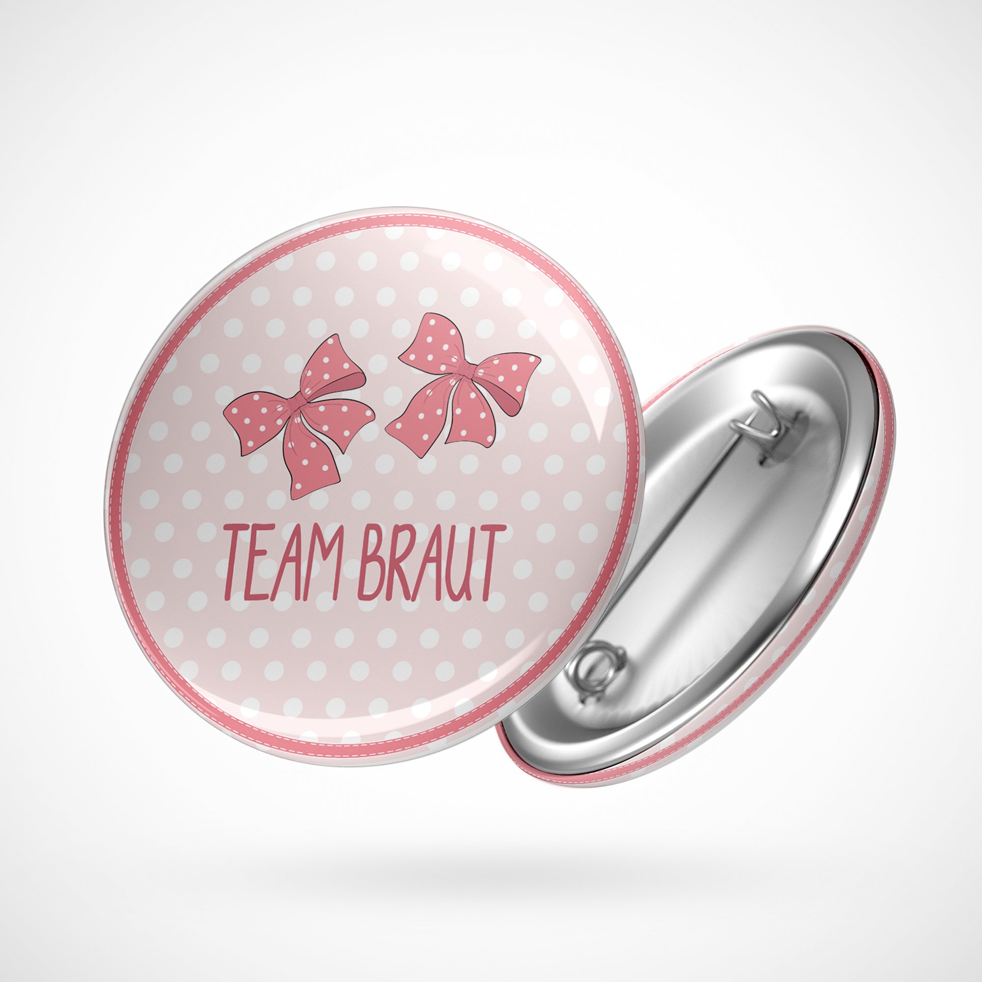 spielehelden-jga-frauen-buttons-schleife-pink-12er-set-braut image 5