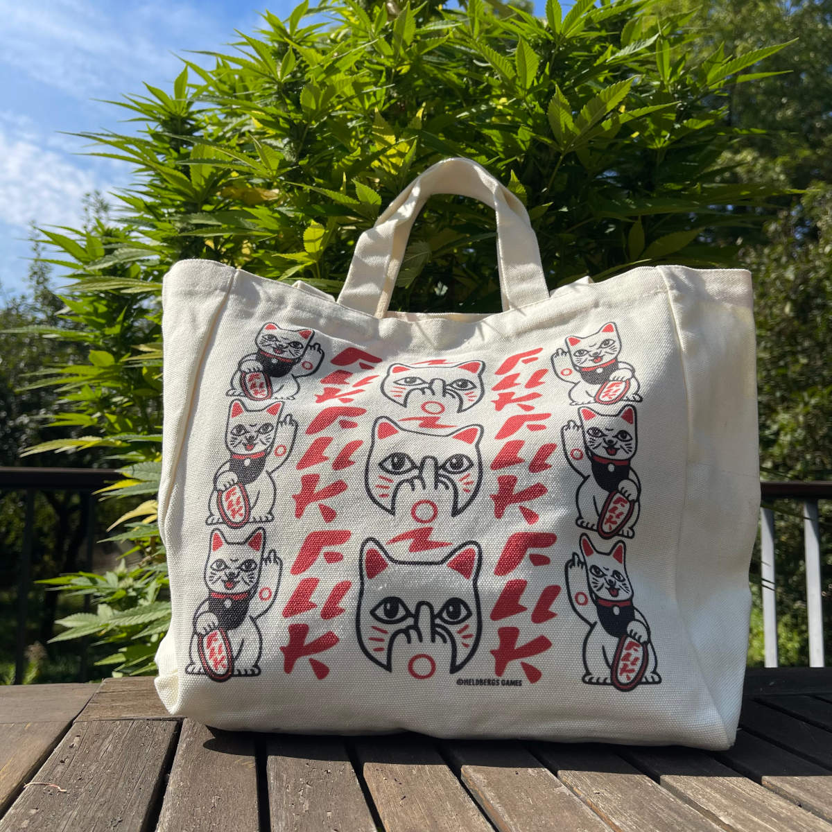 heldbergs-tote-bags-maneki-neko-stoffbeutel-32x33cm-fuck-you image 4