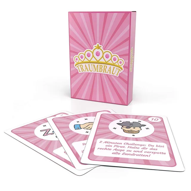 spielehelden-traumbraut-jga-frauen-kartenspiel-50-aufgaben image 1