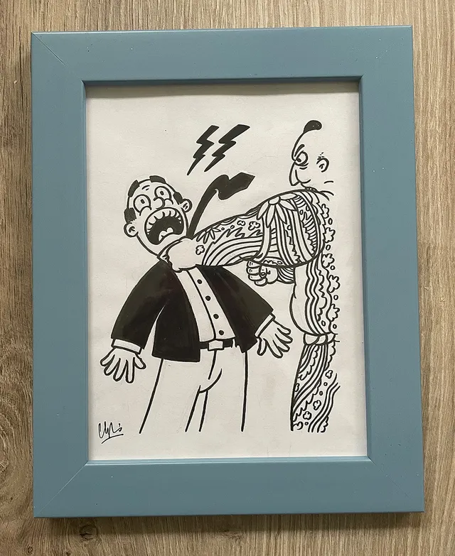 heldbergs-love-hotel-manager-original-art-stress-din-a5 image 1