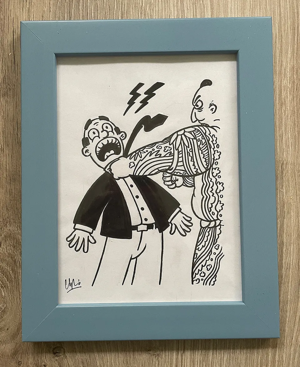 heldbergs-love-hotel-manager-original-art-stress-din-a5 image 1