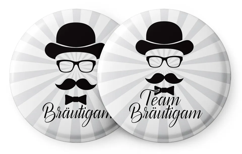 spielehelden-jga-m-nner-buttons-12er-set-schnauzer image 1