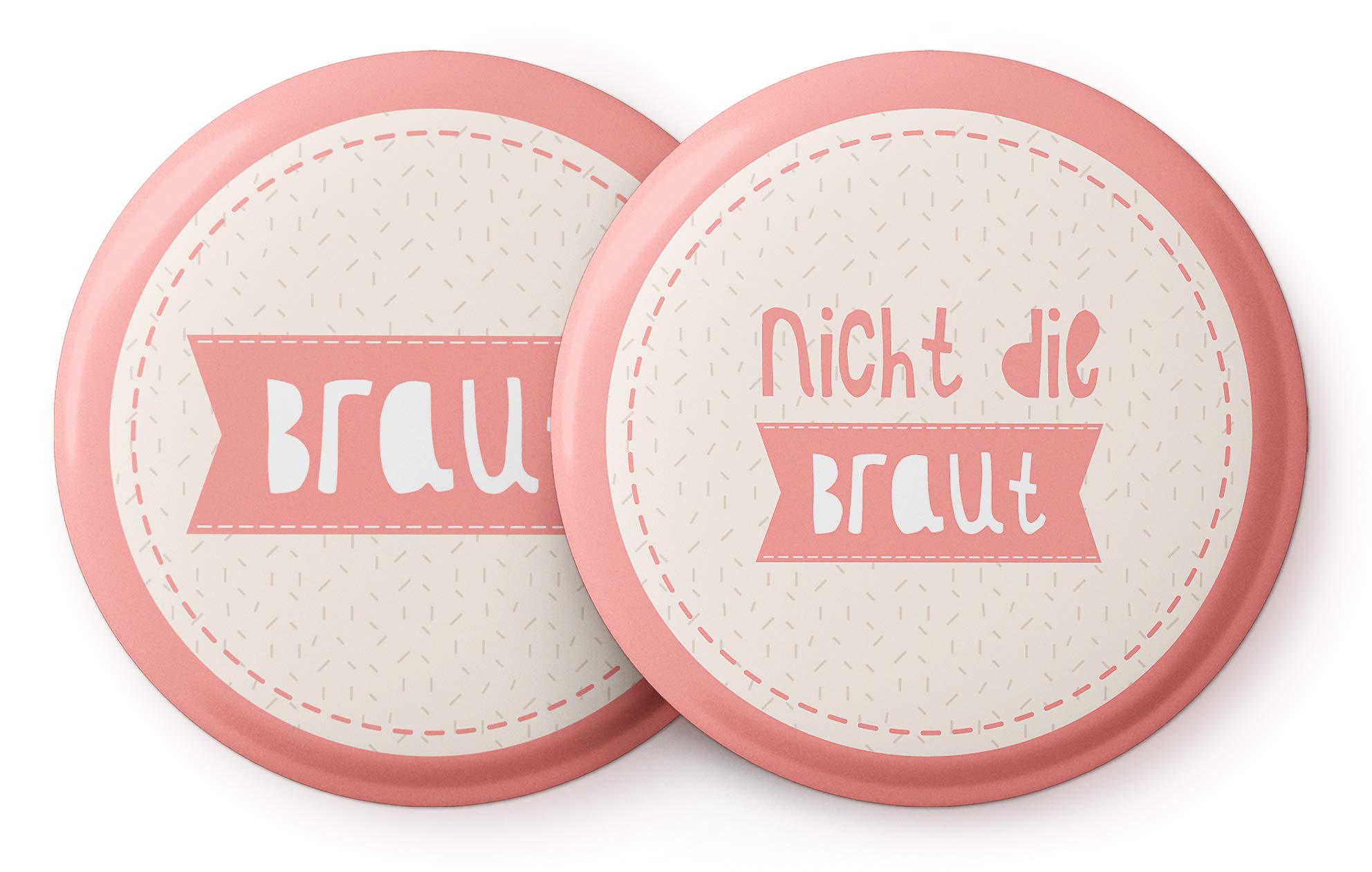 spielehelden-jga-frauen-buttons-set-rosa-braut-12-st-ck image 1
