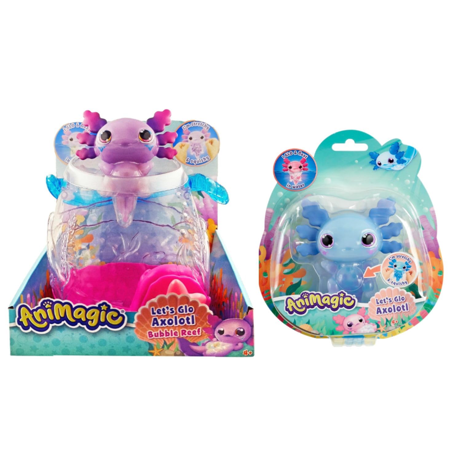 goliath-animagic-let-s-glo-axolotl-spielzeug-rosa-leuchtend-wasser image 6
