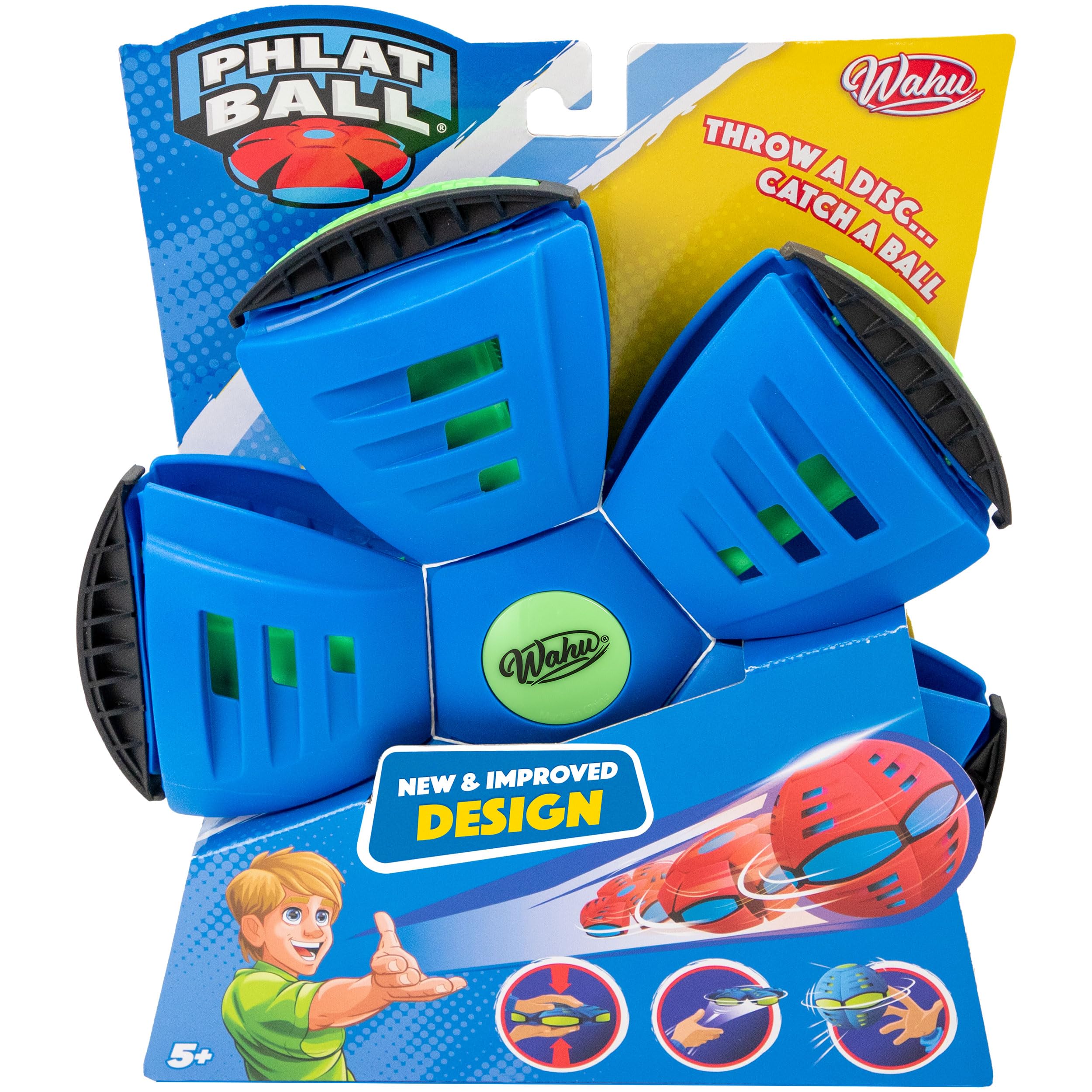 wahu-phlat-ball-classic-frisbee-ball-rot-ab-5-jahren image 7