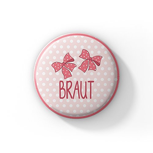 spielehelden-jga-frauen-buttons-schleife-pink-12er-set-braut image 8