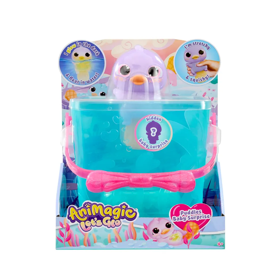goliath-animagic-let-s-glo-puddles-baby-schnabeltier-badespielzeug image 1