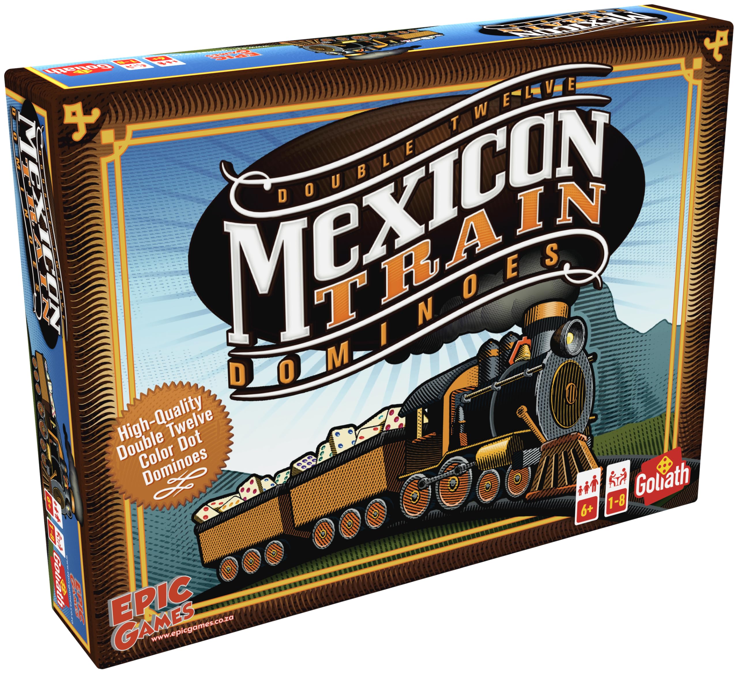 goliath-mexican-train-dominospiel-brettspiel-1-8-spieler-z-ge image 8