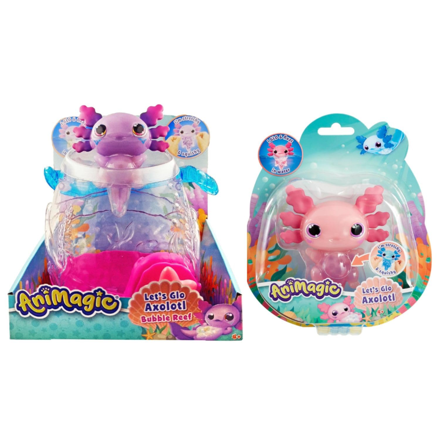 goliath-animagic-let-s-glo-axolotl-spielzeug-blau-leuchtend-wasser image 7