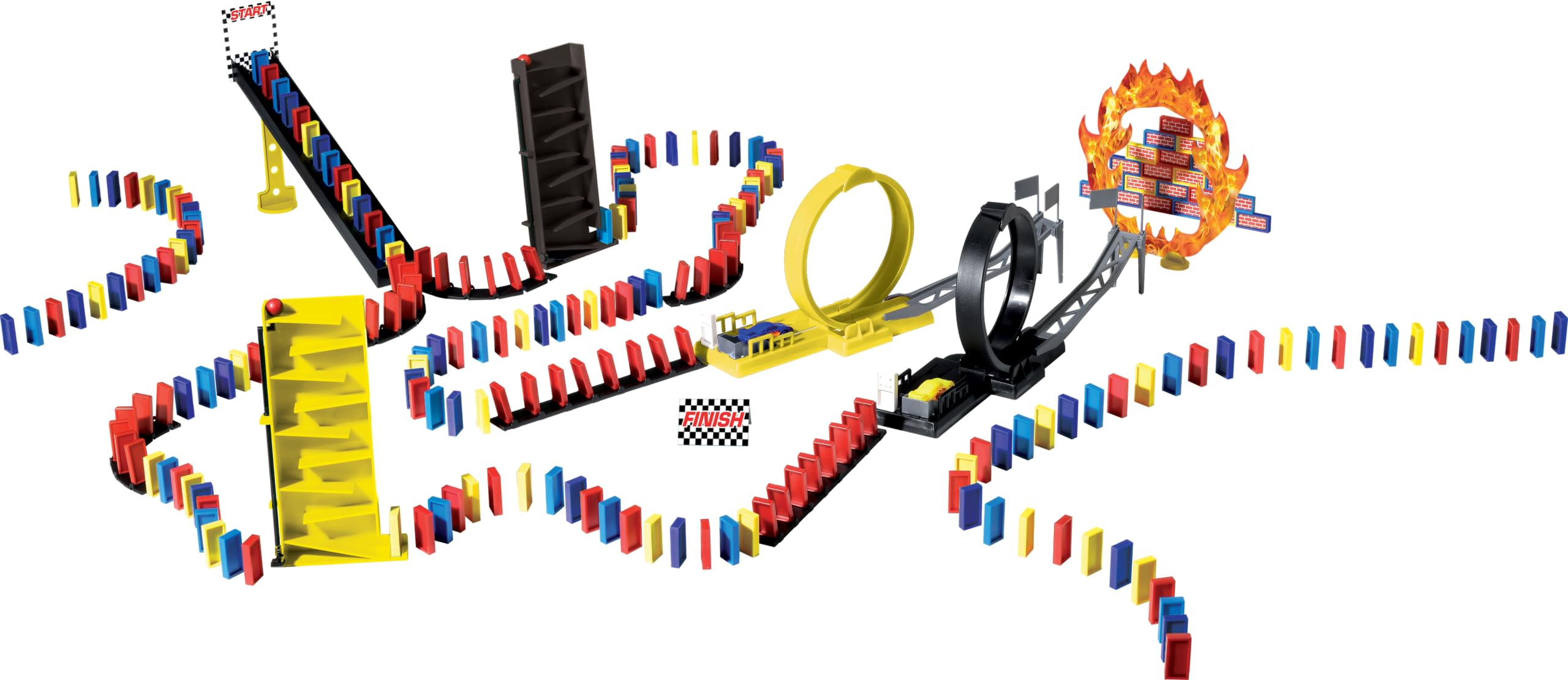 goliath-domino-express-crazy-race-dominospiel-150-teile-autos image 2