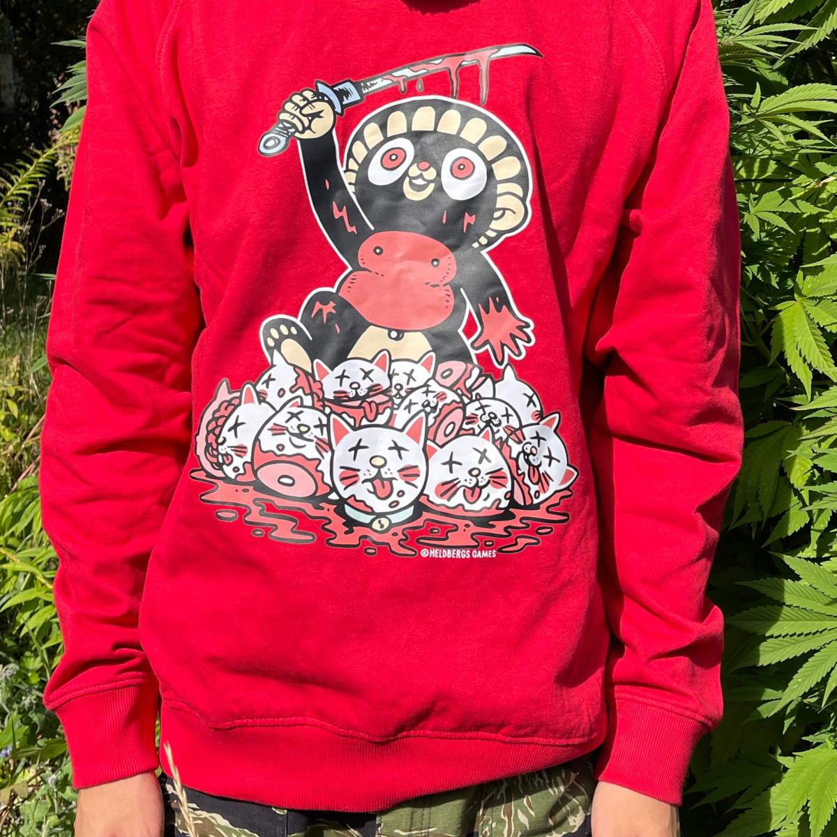 heldbergs-killer-tanuki-sweatshirt-schwarz-xl-bio-baumwolle image 8