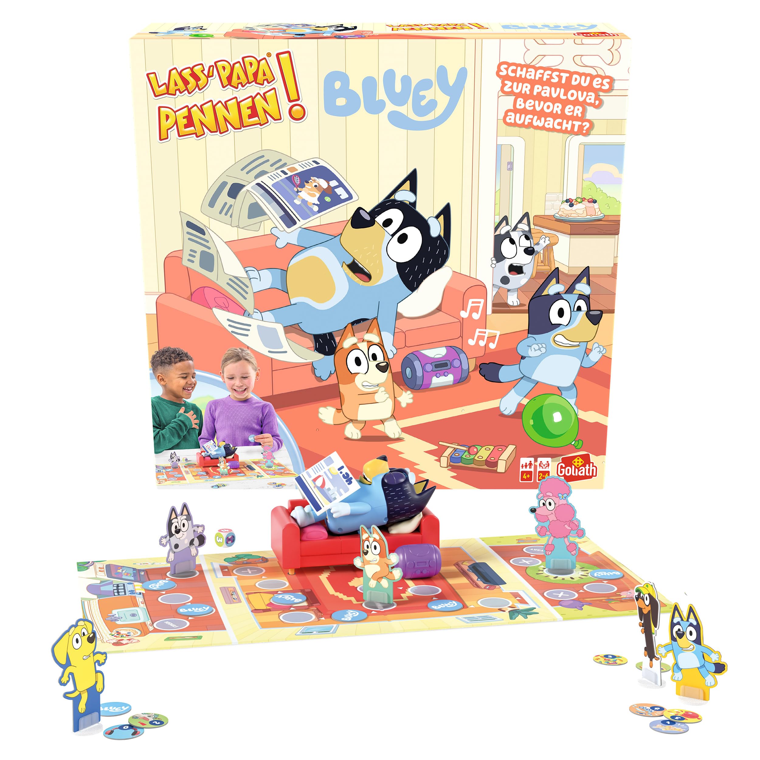 goliath-lass-papa-pennen-bluey-kinderspiel-ab-4-jahren image 1