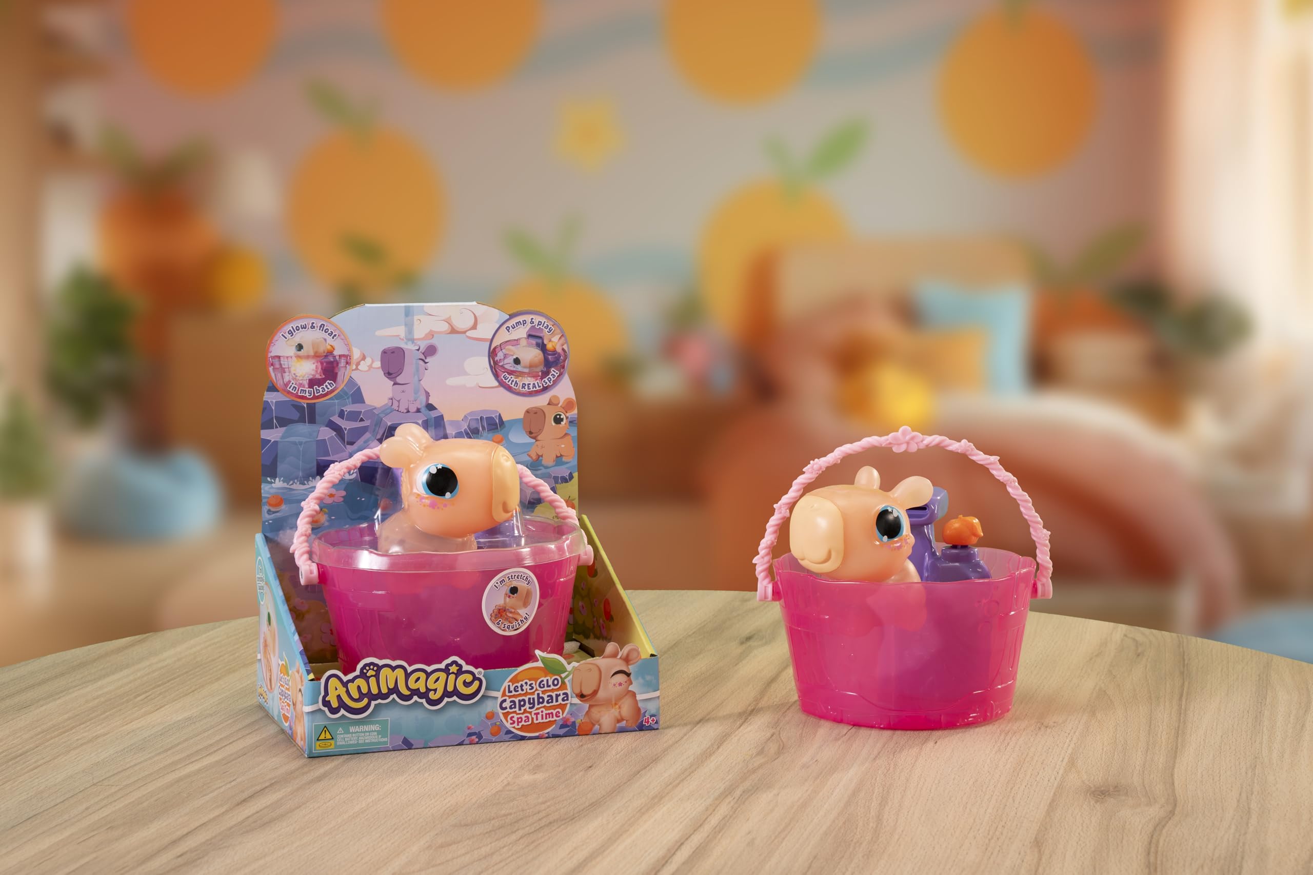animagic-let-s-glo-capybara-spa-time-badespielzeug-leuchtend-ab-4 image 3