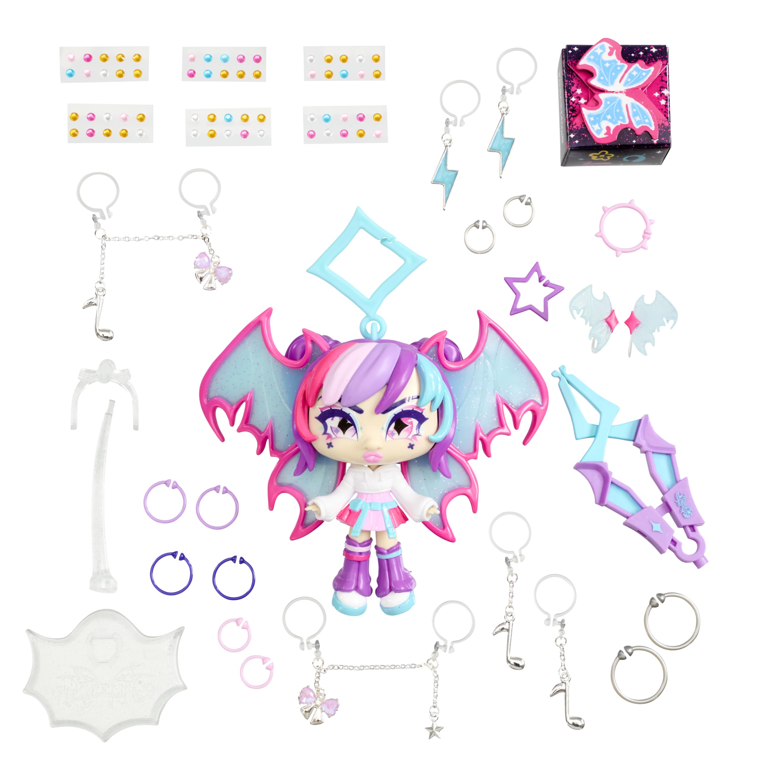 goliath-fiercelings-neon-bash-deluxe-puppe-schl-sselanh-nger-20-teile image 3